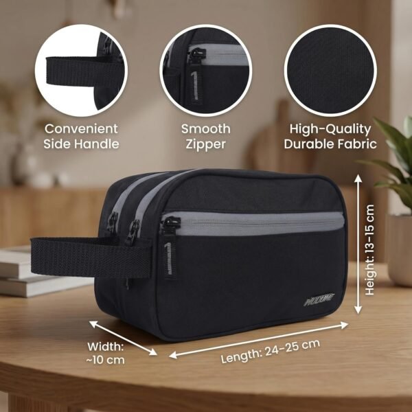 Wooum Polyester Toiletry Bag for Men & Women, TravelBest Amazon Deals