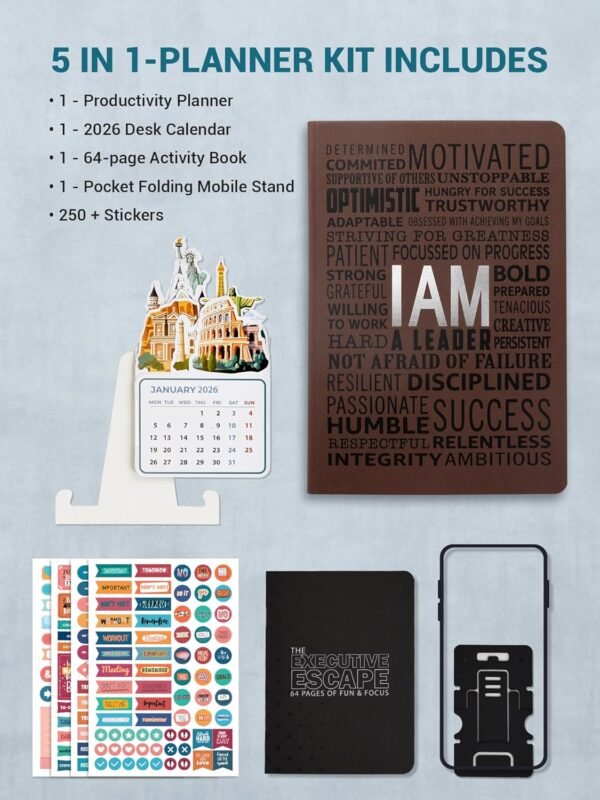 DOODLE Productivity Pro Planner Gift Set 2026 | A5Best Amazon Deals