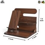GKD Wooden Desk Organizer & Docking Station 6 in 1 withBest Amazon Deals