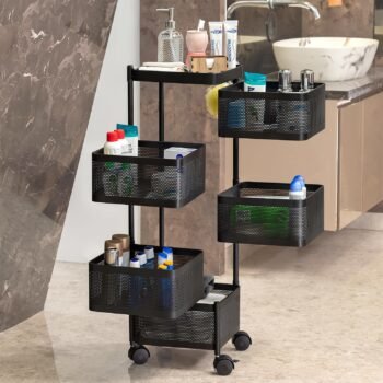 Kitchenwell Metal Multi-Purpose Trolley Storage OrganizerBest Amazon Deals