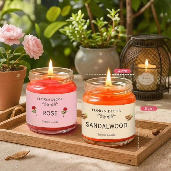 Floryn Decor Jar Scented Candles Gift Set | ScentedBest Amazon Deals