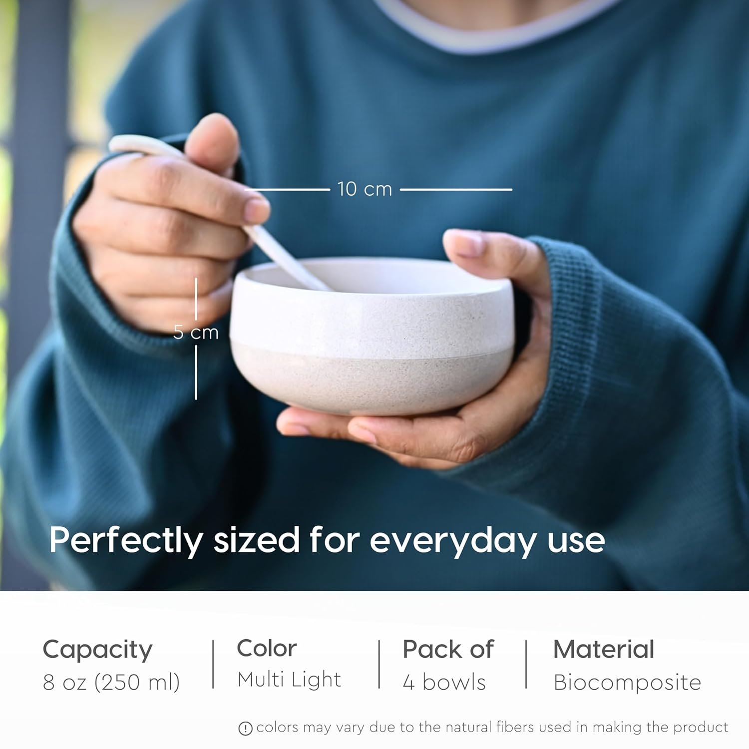 Eha Earth-Friendly Soup Bowls with Spoons|250 ml|MadeBest Amazon Deals