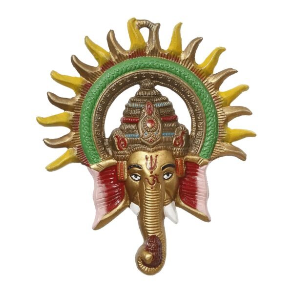 eCraftIndia Colorful Metal Sun Decorative Ganesha WallBest Amazon Deals