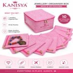 Jewelry Organizer Box with 10 Transparent Pouches |Best Amazon Deals