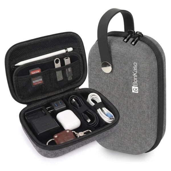 BonKaso Tech Organizer Pouch Hard Shell  TravelBest Amazon Deals