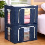 PANCA Non-Woven Cloth Organizer Box 24L with Steel FrameBest Amazon Deals