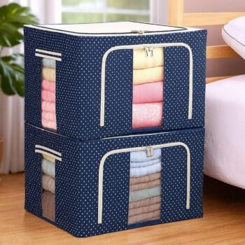 PANCA Non-Woven Cloth Organizer Box 24L with Steel FrameBest Amazon Deals