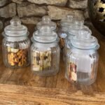 Glass Jars 350 ml, Pack of 9 Airtight Clear Food StorageBest Amazon Deals