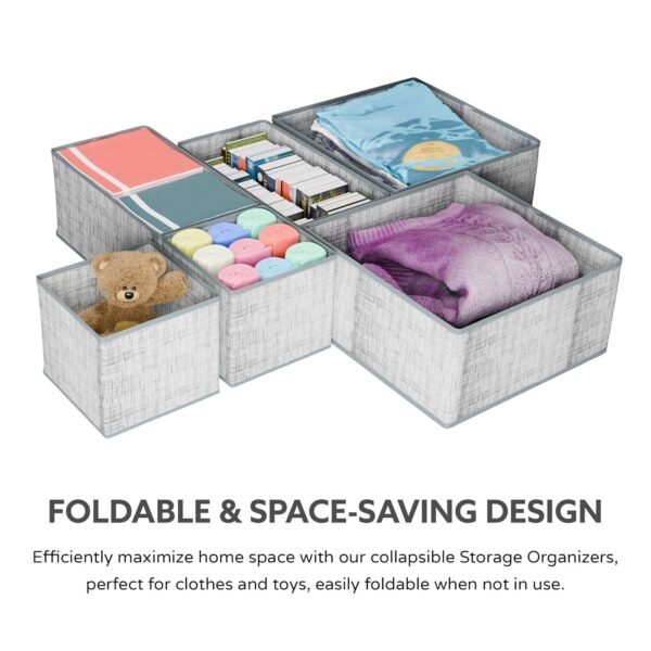 Kuber Industries Polyester 6 Piece Foldable DrawerBest Amazon Deals