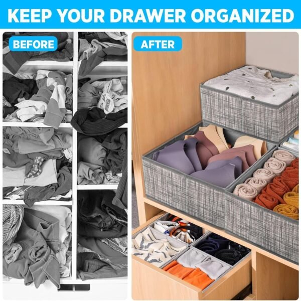 LAXIS 6 Pack Clothes Organizer, Wardrobe Closet OrganizerBest Amazon Deals