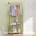 Lukzer A-Shape MGR-010/Gold Garment Rack | MultipurposeBest Amazon Deals
