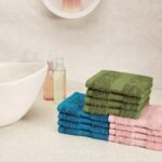 Amazon Brand – Solimo 100% Cotton 12 Piece Towel Set, 500Best Amazon Deals