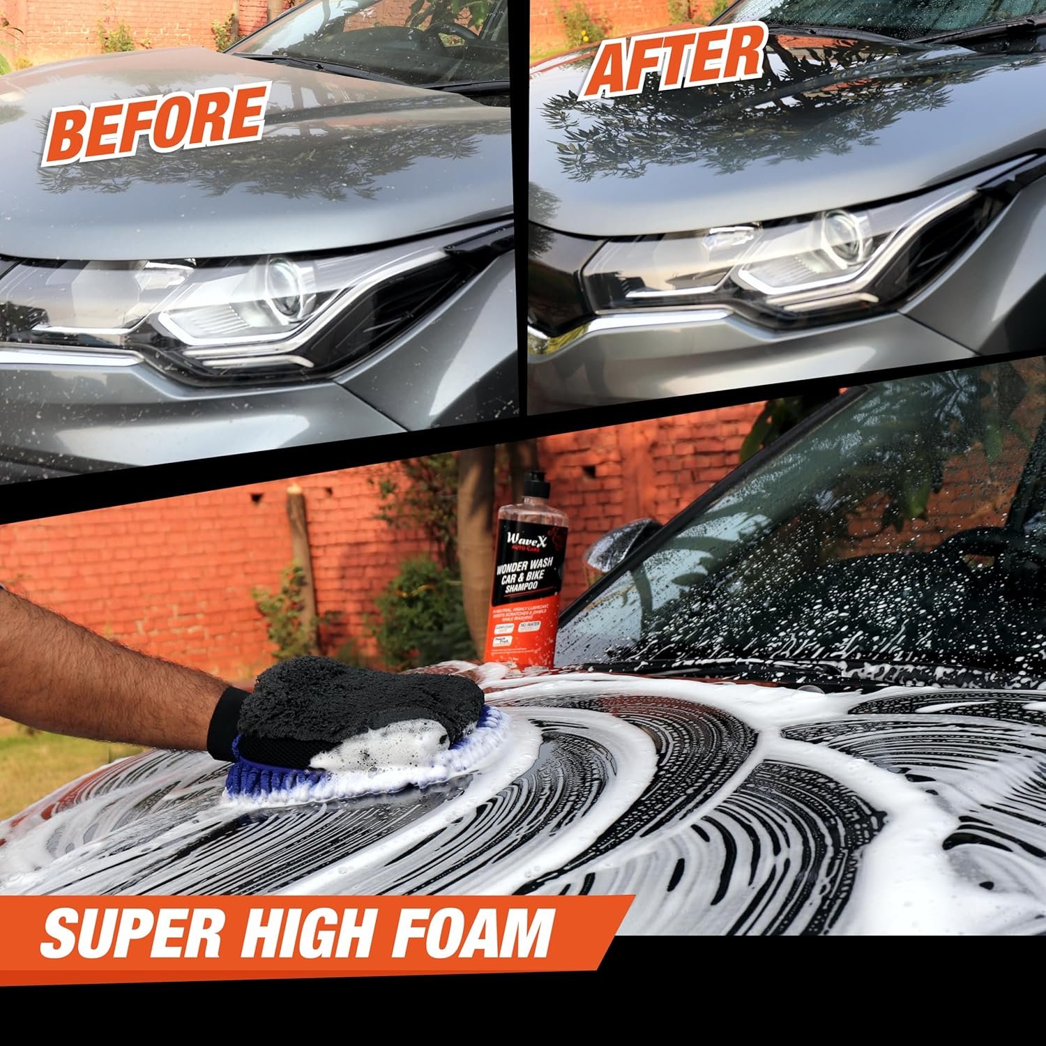 Wavex Wonder Wash Car Shampoo (1L) | Luxurious Car WashBest Amazon Deals