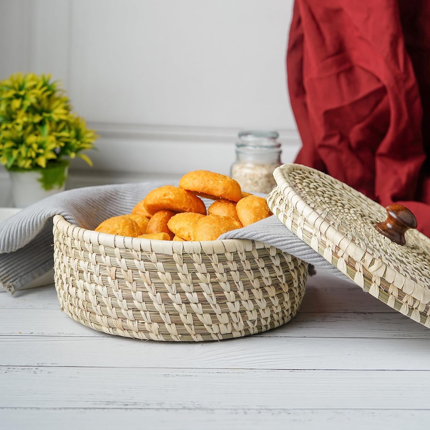 Handmade Sabai Grass Box For Roti/chapati/paratha/dryBest Amazon Deals