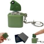 Frog Croaking Fidget Toy Rechargeable Keychain with LEDBest Amazon Deals