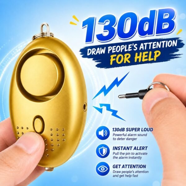 KAIDAA Personal Safety Alarm Keychain for Women & Girls |Best Amazon Deals