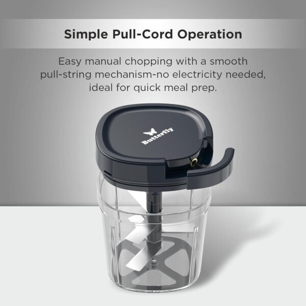 Butterfly Premium Vegetable Chopper 900 Ml, Blue
