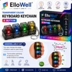 Transparent Mechanical Switch Fidget Keychain for StressBest Amazon Deals